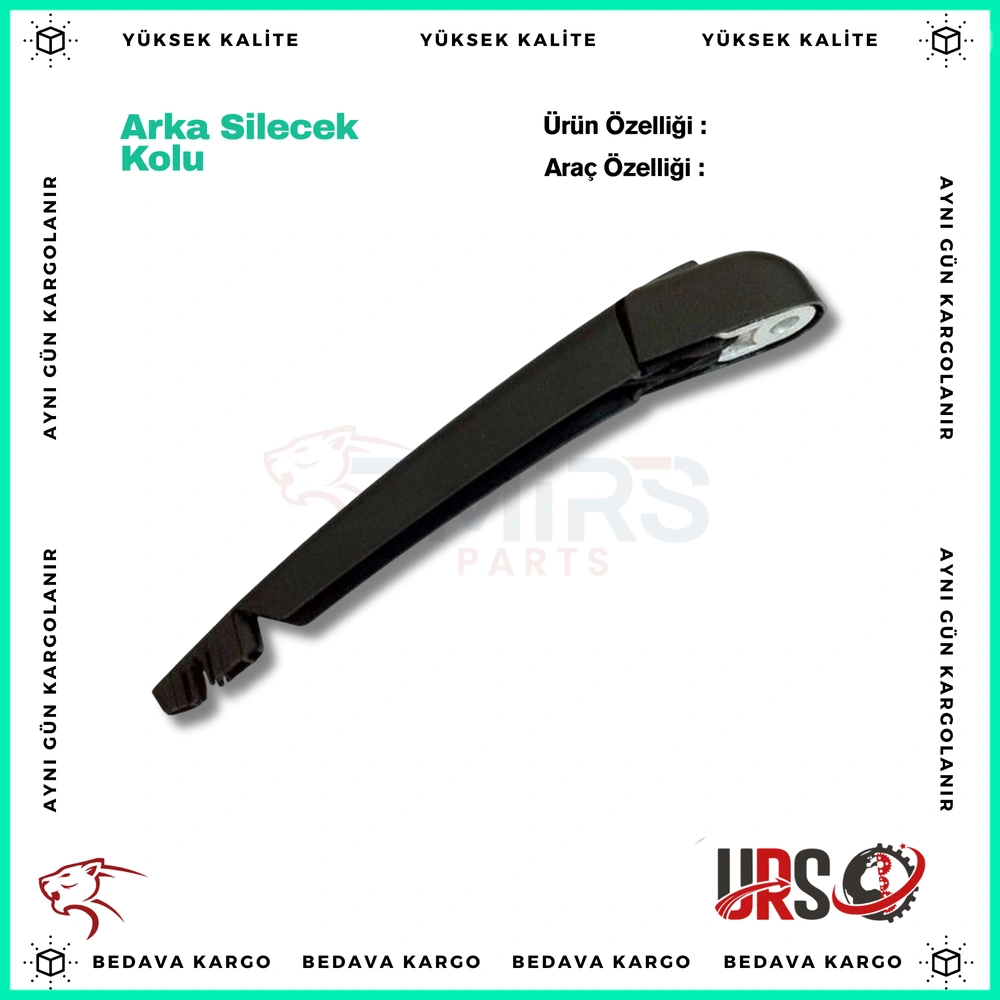 Arka Silecek Kolu Renault Megane 2 HB Dacia Dokker - 7701054823 - Yedek Parça
