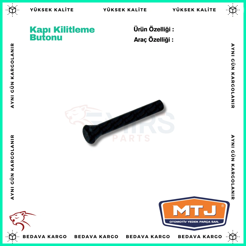 Kapi Kilitleme Butonu Renault R9 R11 - 7702188942 - Yedek Parça