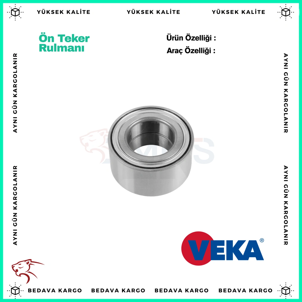 On Teker Rulmani Absli 42x77x39 Renault Clio 3 05-12 Megane 2 02-08 Scenic 2 03-09 Dacia Dokker Lodgy - 402107314R - Yedek Parça