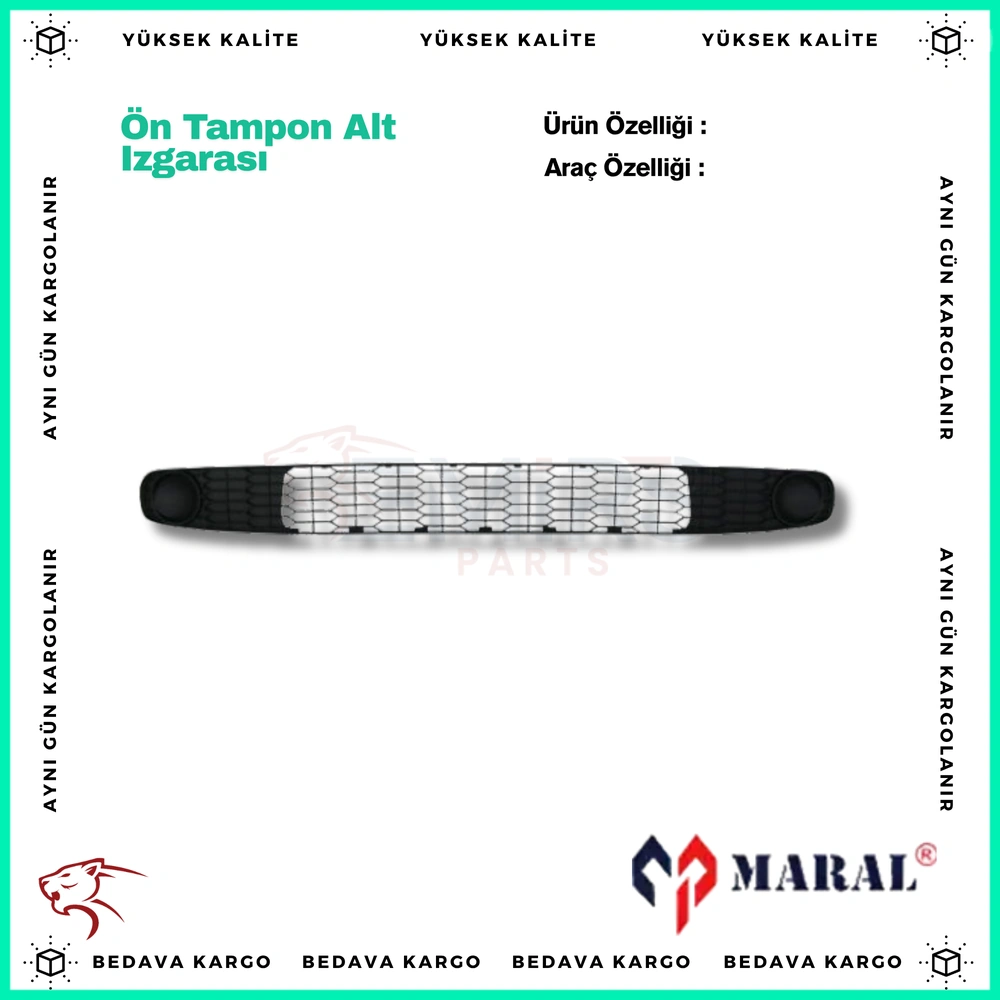On Tampon Alt Izgarasi Sissiz Renault Clio Thalia - 7701478748 - Yedek Parça