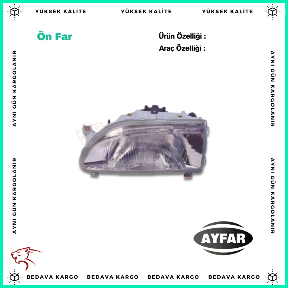 Far Sag Renault R19 - 7702127385 - Yedek Parça