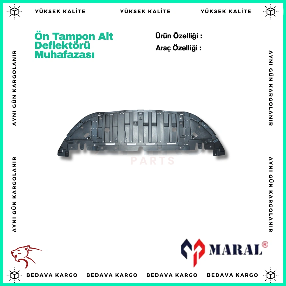 On Tampon Alt Deflektoru Muhafazasi Renault Clio - 622563607R - Yedek Parça