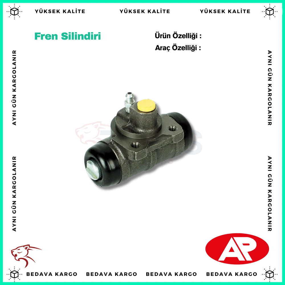 Fren Silindiri Arka Sag-Sol Dokum Renault Megane 1 Laguna 1 93-01 - 7701038287 - Yedek Parça