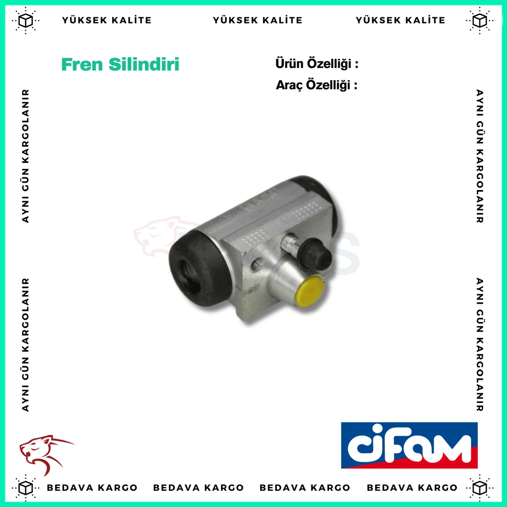Fren Silindiri Renault Clio 2 98- Clio 4 13- Symbol 2 08- Symbol 3 13- Dacia Logan 2 12- Sandero 2 12- Sandero 1 08- Absli Aluminyum - 6001549726 - Yedek Parça