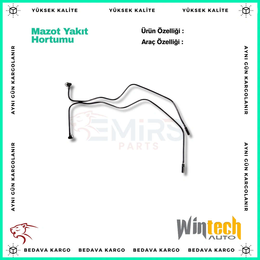 Mazot Yakit Hortumu Renault R19 Megane 1.4 1.6 K7M - 7700273714 - Yedek Parça