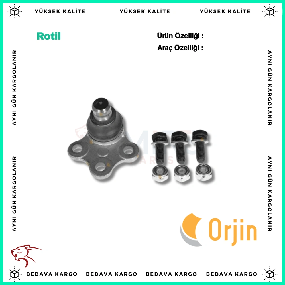 Rotil Sol On Renault Kangoo 3 12- - 8200586561 - Yedek Parça