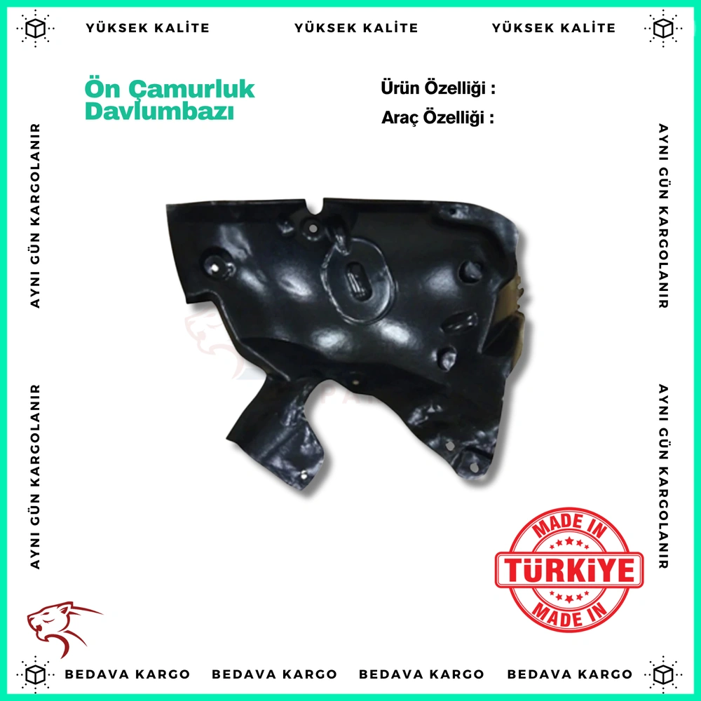 On Camurluk Davlumbazi Sol (On Parca) Renault Kangoo 07- - 8200426494 - Yedek Parça