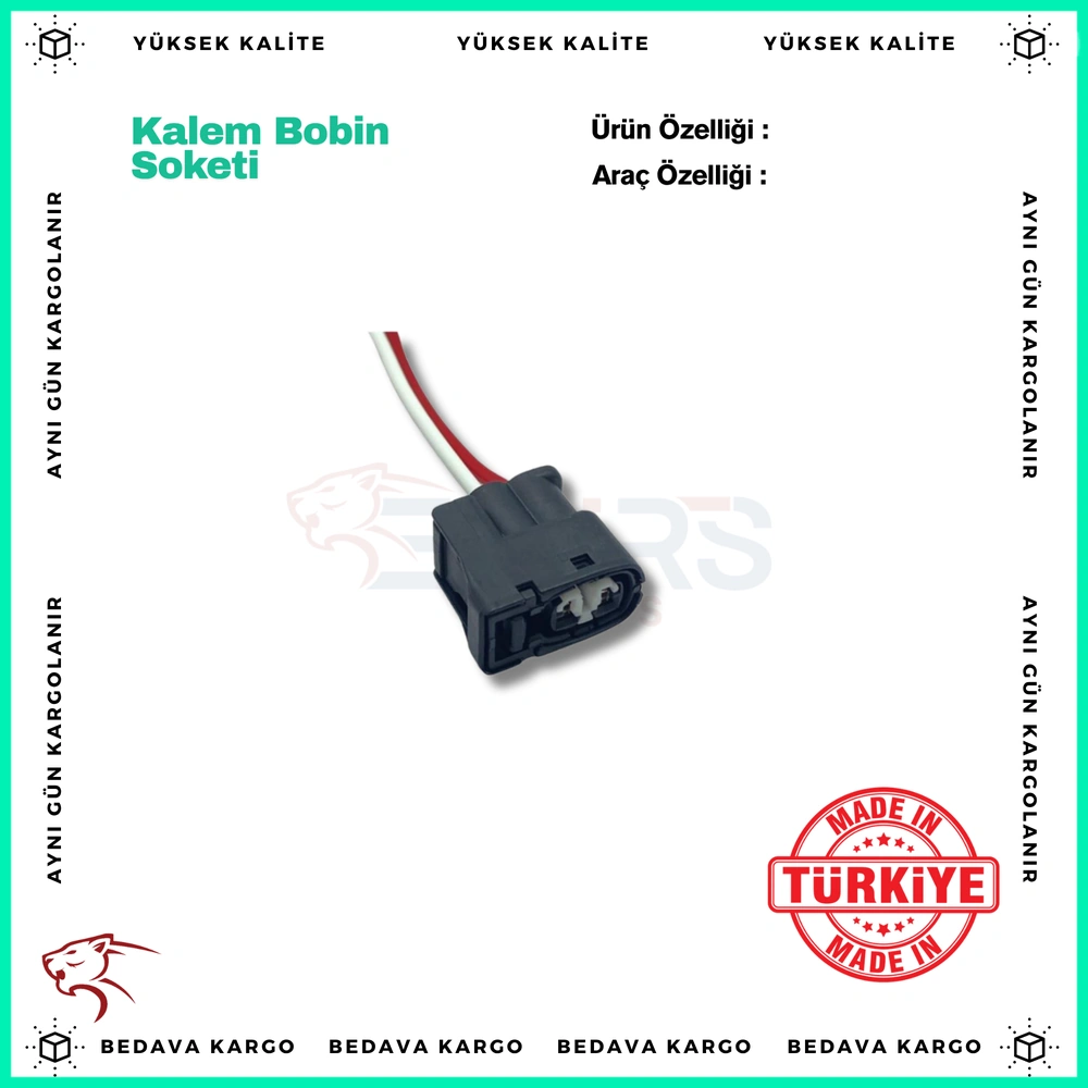 2K013 Renault Dacia Kalem Bobin Soketi - Yedek Parça