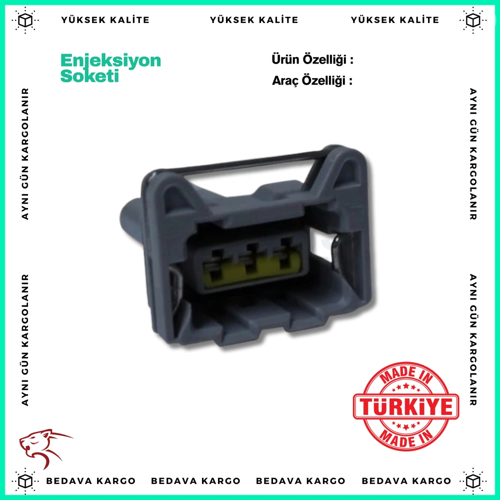 3K006A Renault Enjeksiyon Soketi - Yedek Parça
