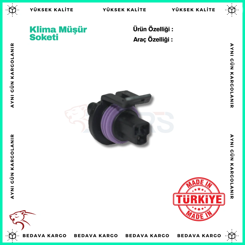 3K010 Renault Klima Musur Soketi - Yedek Parça