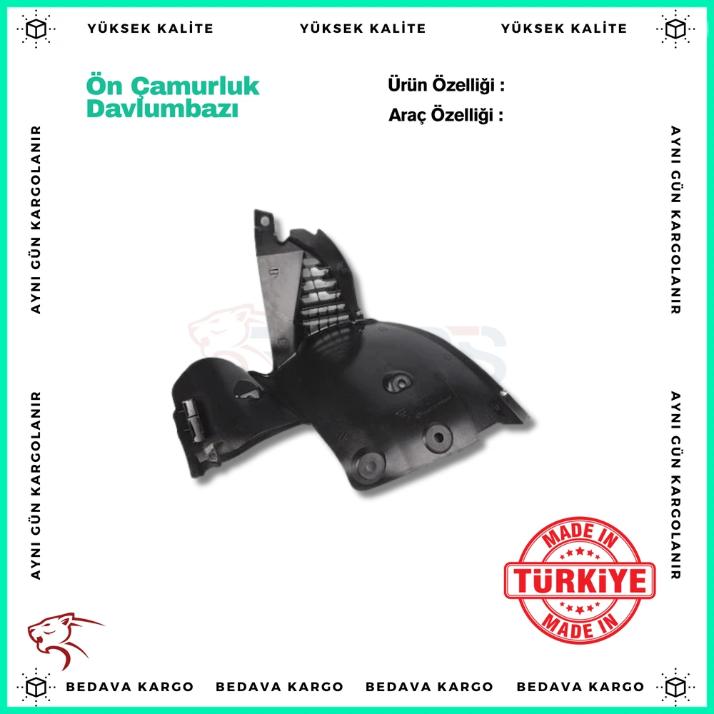 On Camurluk Davlumbazi Sag (On Parca) Renault Clio 2 - II 98-01 - 7700433130 - Yedek Parça