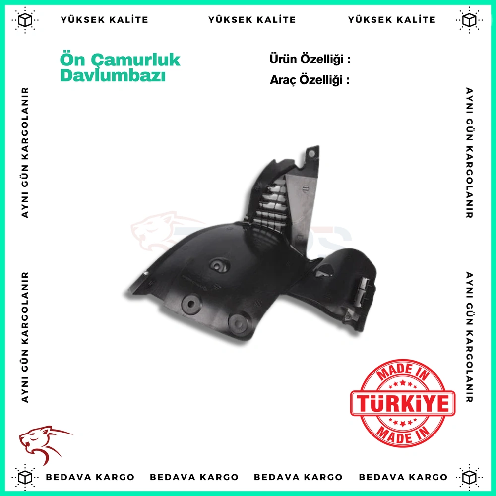 On Camurluk Davlumbazi Sol (On Parca) Renault Clio 2 - II 98-01 - 7700433131 - Yedek Parça