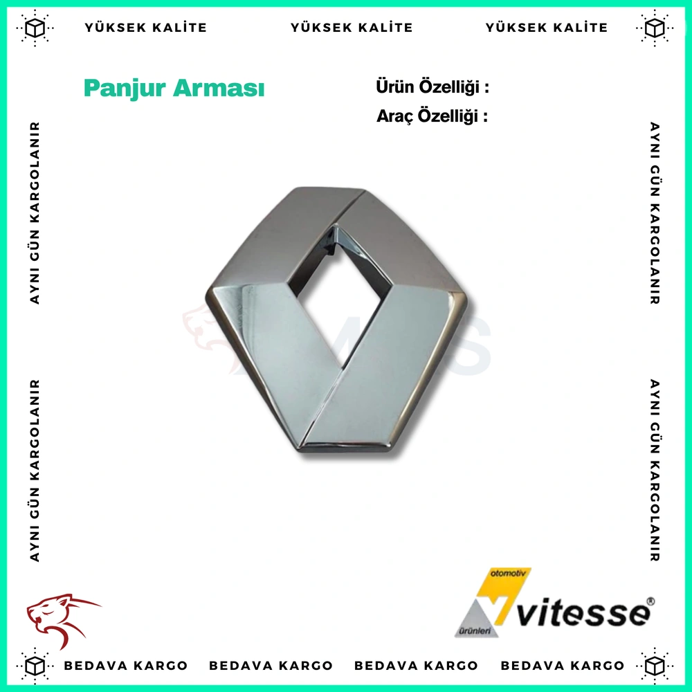 Panjur Armasi Arka Renault Clio 4 - 908890837R - Yedek Parça