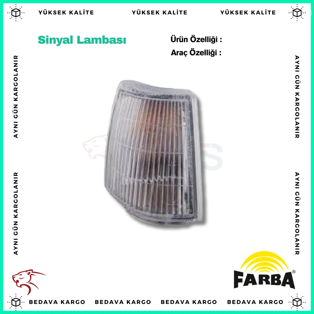 Sinyal Lambasi Sag Renault R9-R11 - 7701366192 - Yedek Parça