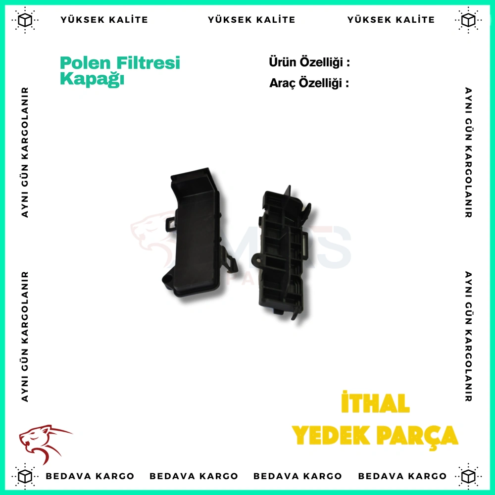 Polen Filtresi Kapagi Renault Clio 4 Captur Dacia Sandero 2 Logan - 272767747R - Yedek Parça