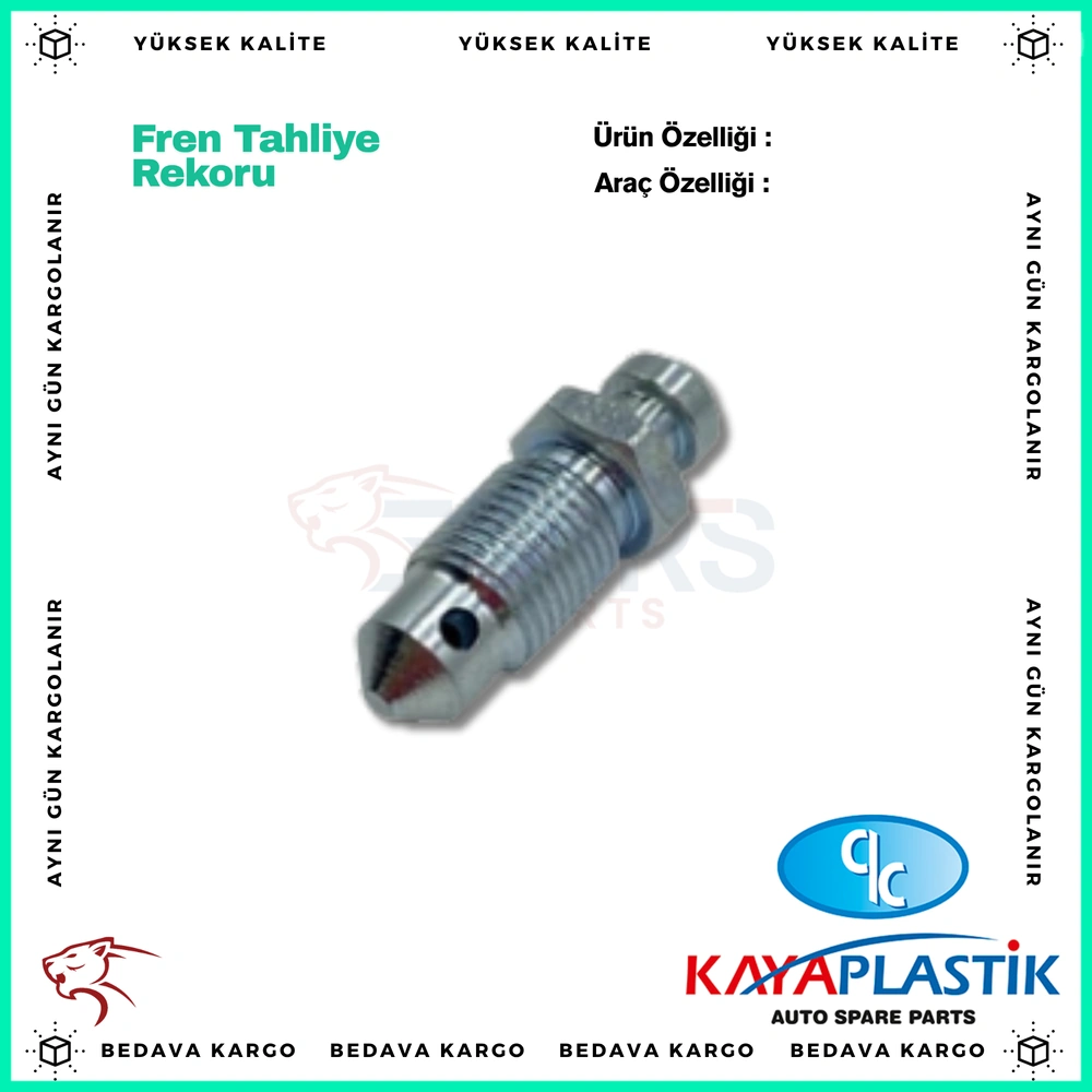 Fren Tahliye Rekoru Renault R9 R12 - 7701348674 - Yedek Parça