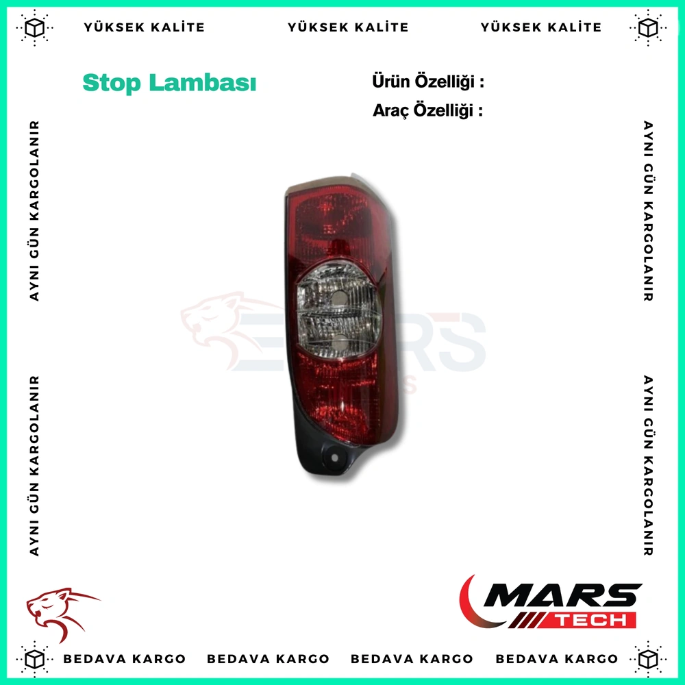 Stop Lambasi Sag Renault Master 2 2003-2009 - 8200171478 - Yedek Parça