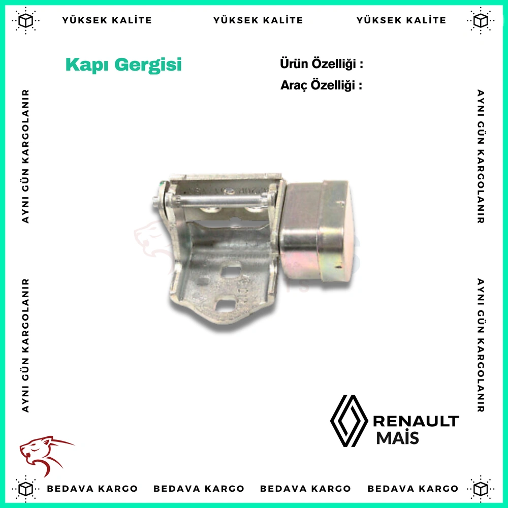 Kapi Mentesesi Kilidi Gergisi Sag On Renault Megane - 804203220R - Yedek Parça