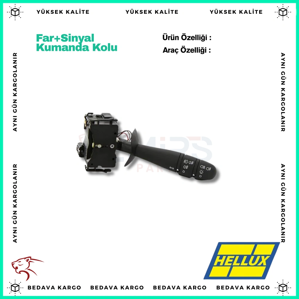 Far+sinyal Kumanda Kolu Renault Laguna 2 Trafic 2 Vivaro Espace - 7701048913 - Yedek Parça