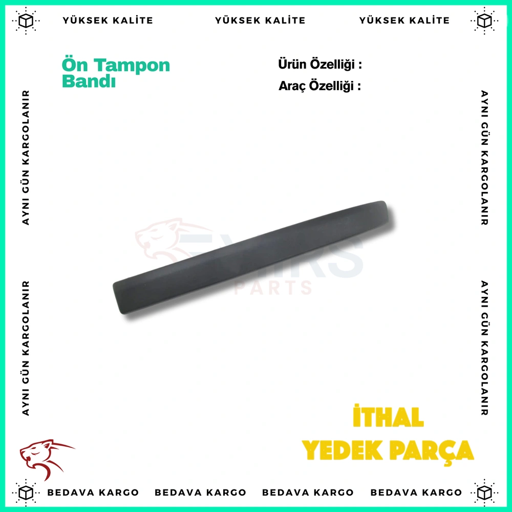 Renault Clio 3 05- On Tampon Bandi Sag - 7701208686 - Yedek Parça