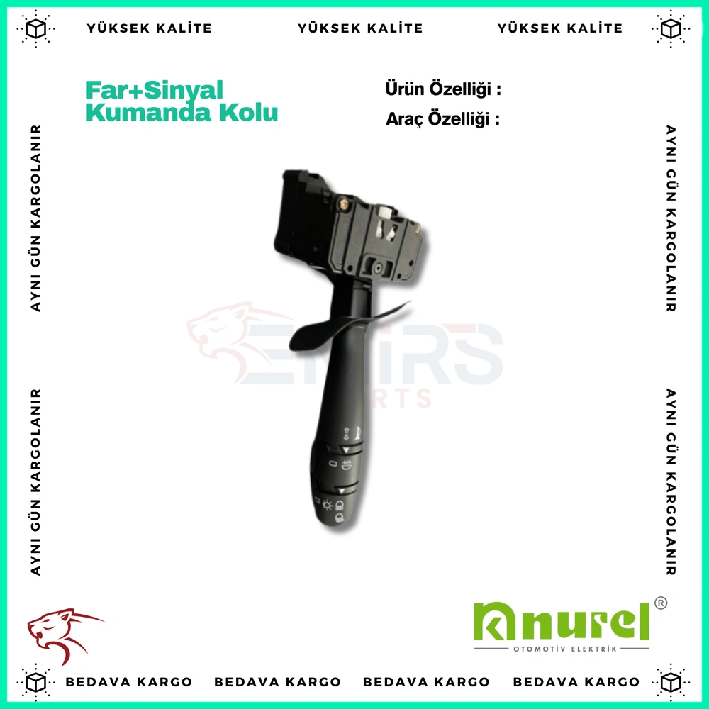 Far+sinyal Kumanda Kolu Renault Laguna 2 Trafic Vivaro - 7701048913 - Yedek Parça