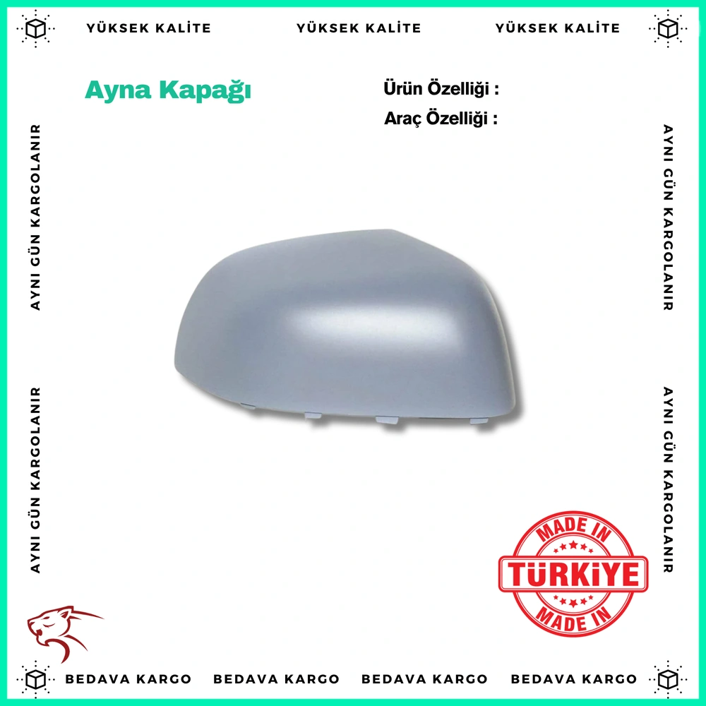 Ayna Kapagi Sag Astarli Dacia Duster Lodgy Dokker 10- - 963747626R - Yedek Parça