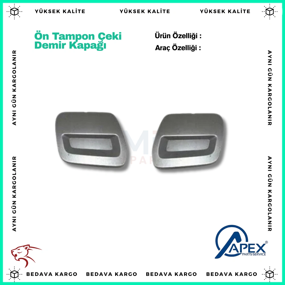 On Tampon Ceki Demir Kapagi Sag Sol Takim Dacia Duster 2018- - 620721430R - Yedek Parça