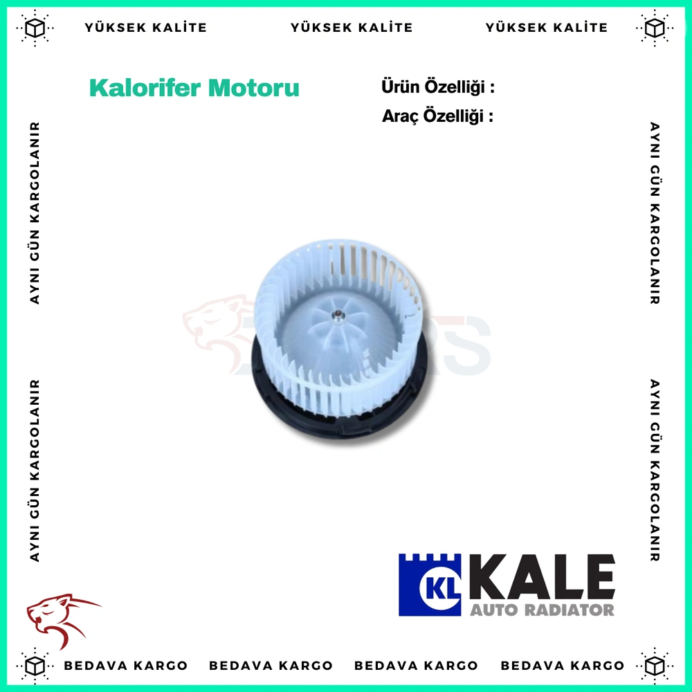 Kalorifer Motoru Dacia Duster Lodgy - 272101366R - Yedek Parça