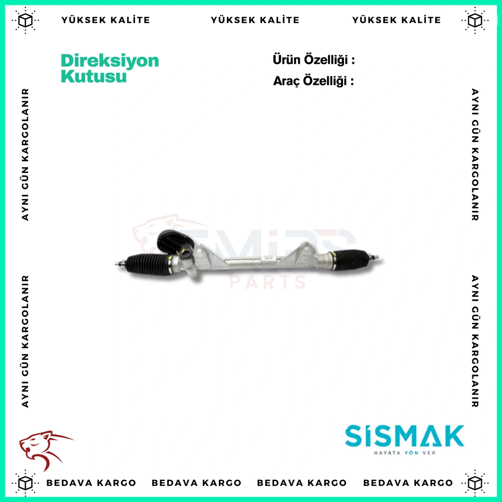 Direksiyon Kutusu Renault Clio 4 Captur 13-16 - 490014832R - Yedek Parça