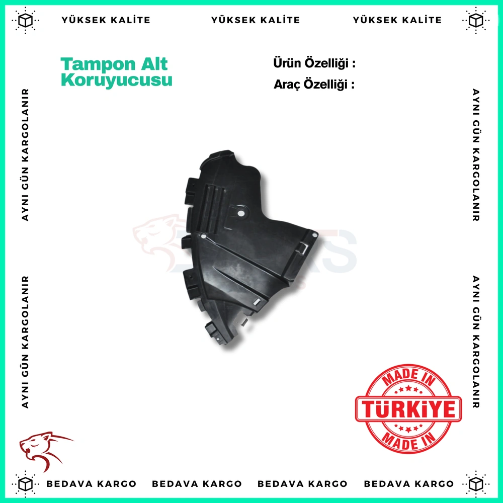 Tampon Alt Koruyucusu Sag Enjdacia Sandero - 620246187R - Yedek Parça