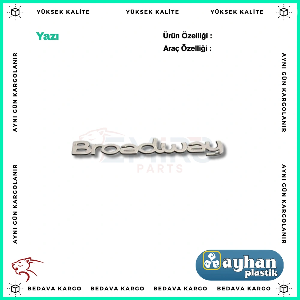 Broadway Yazi Birlesik Renault R9 - 7700817027 - Yedek Parça