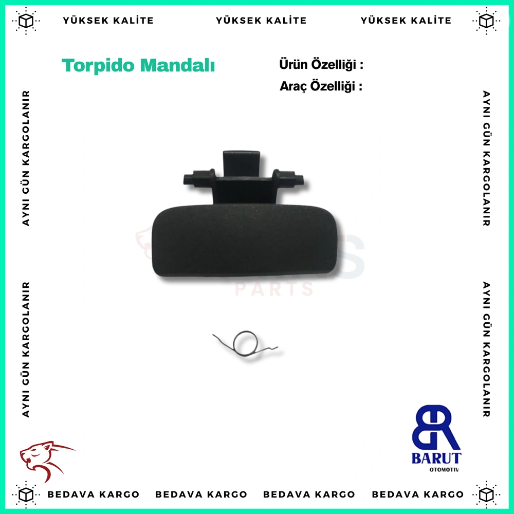 Torpido Mandali Yayli Bej Renault Fluence Megane - 682521285R - Yedek Parça