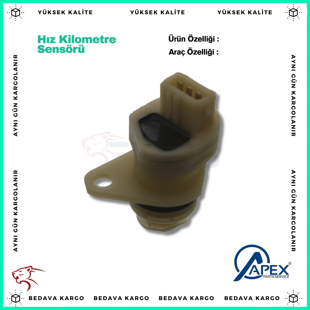 Hiz Kilometre Sensoru Renault Clio Kangoo Megane - 9635057280 - Yedek Parça