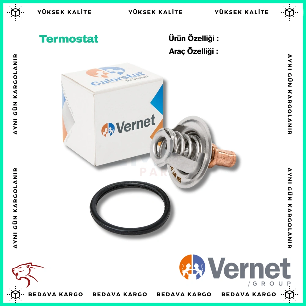 Termostat 86 C Renault R19 Clio Express 1.4i - 7700742617 - Yedek Parça