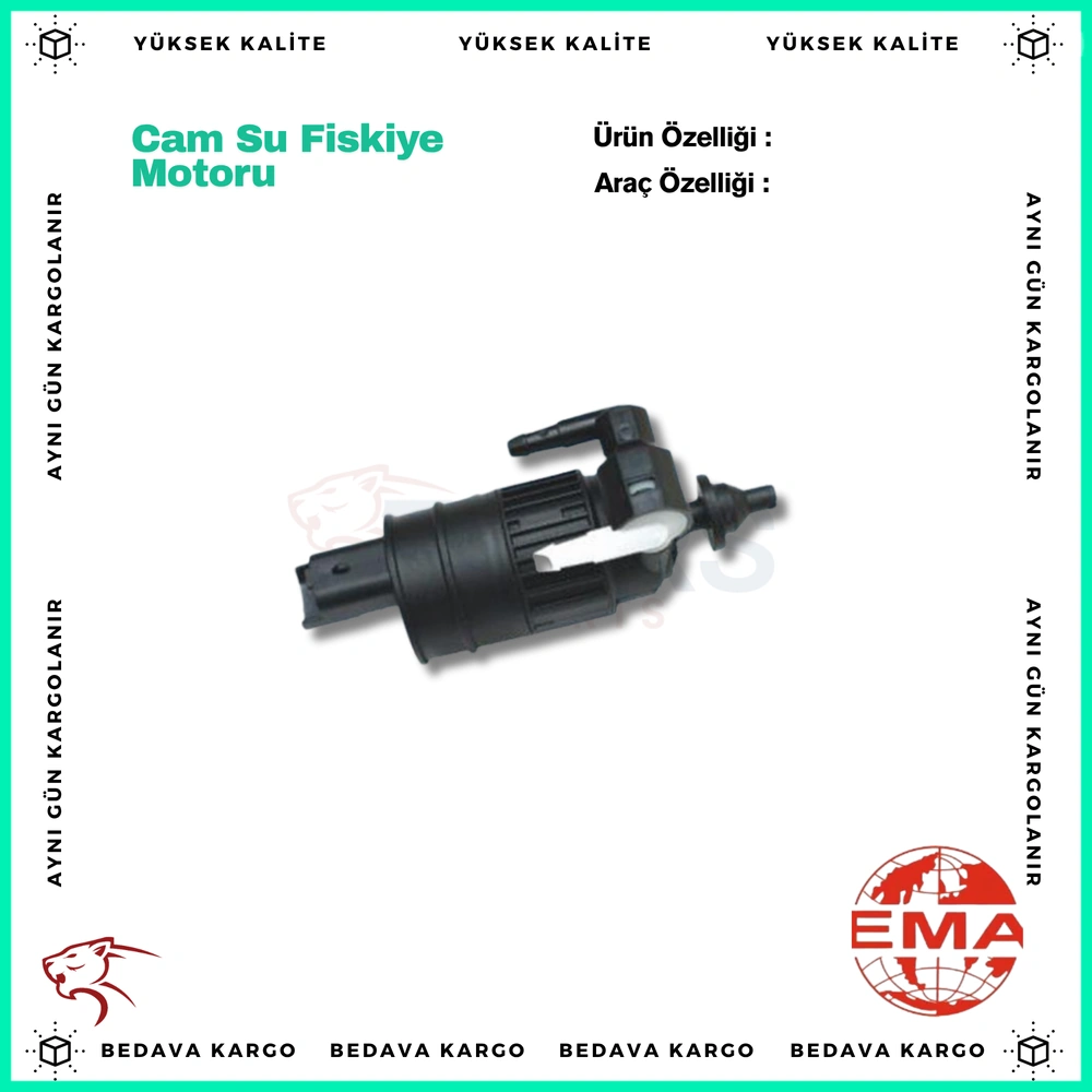 Cam Su Fiskiye Motoru Renault Megane Laguna - 7700430702 - Yedek Parça