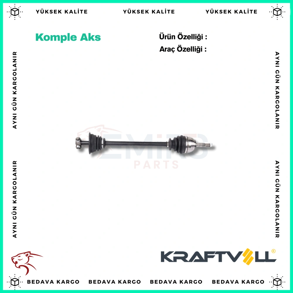 Komple Aks Sol On Renault Laguna 1 1.6 1.8 2.0 16v 97-01 - 7700107765 - Yedek Parça