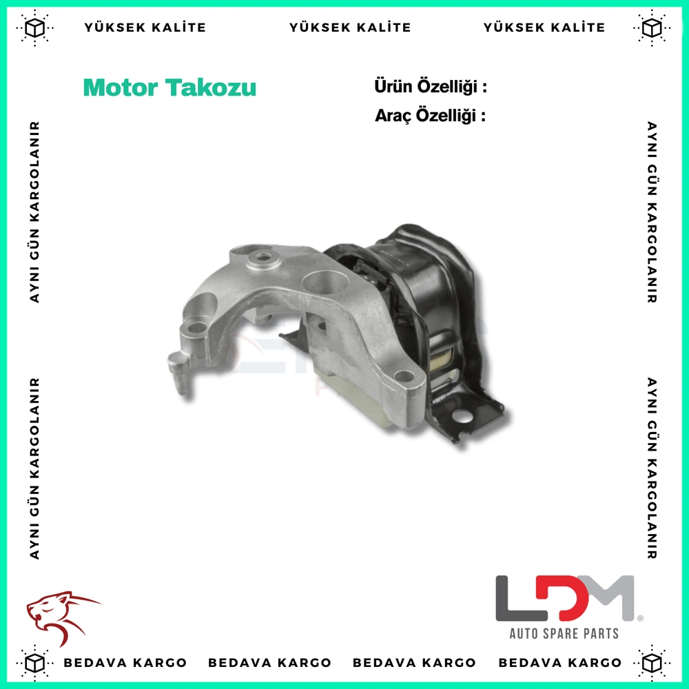 Motor Takozu Dacia Duster 1.5 DCI 10-16 - 112100627R - Yedek Parça
