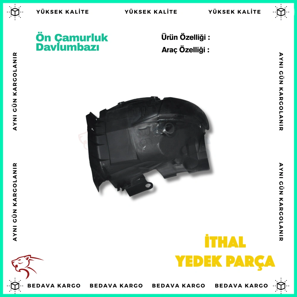 On Camurluk Davlumbazi Sag (Arka Parca) Renault Megane 1 95-02 - 7700434581 - Yedek Parça