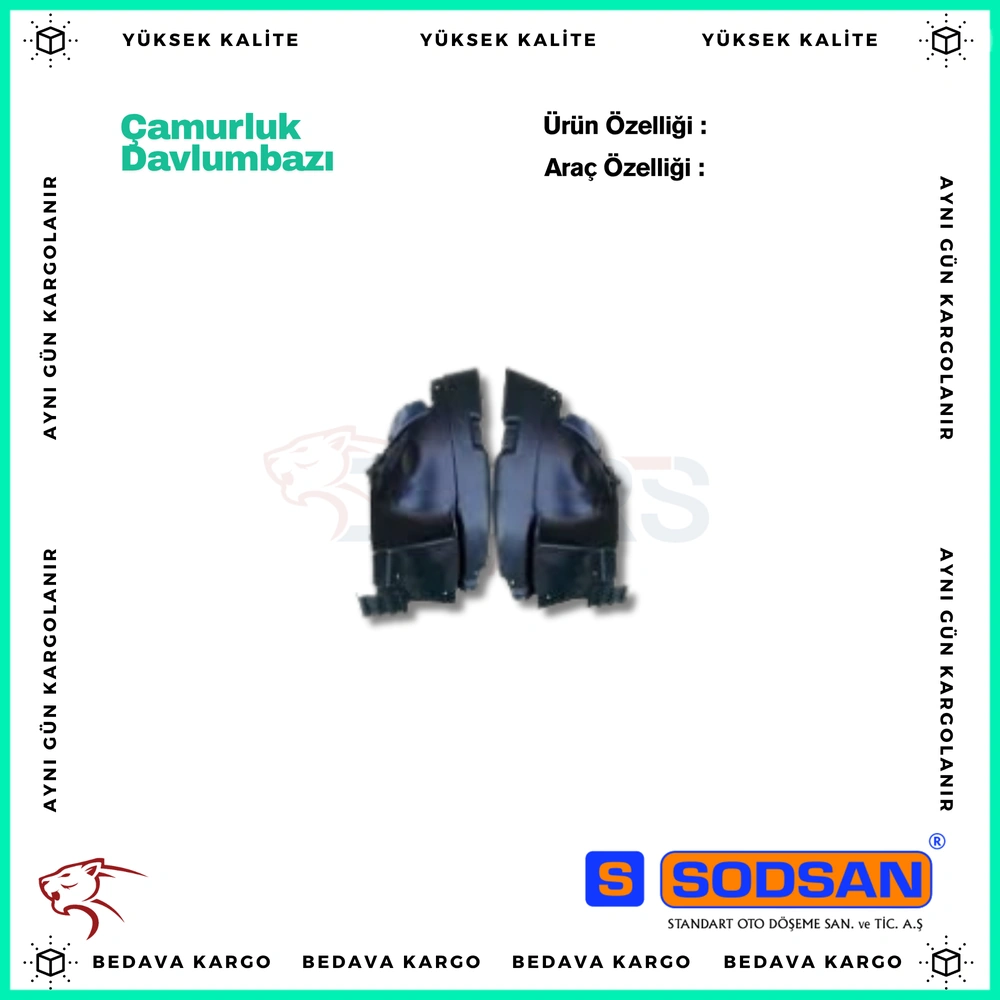 On Camurluk Davlumbazi Sol (Arka Parca) Renault Trafic 2 01- - 7700312792 - Yedek Parça