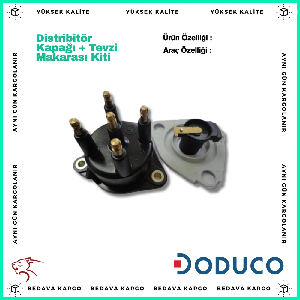 Distribitor Kapagi + Tevzi Makarasi Renault R11 Flash - 7700102012 - Yedek Parça