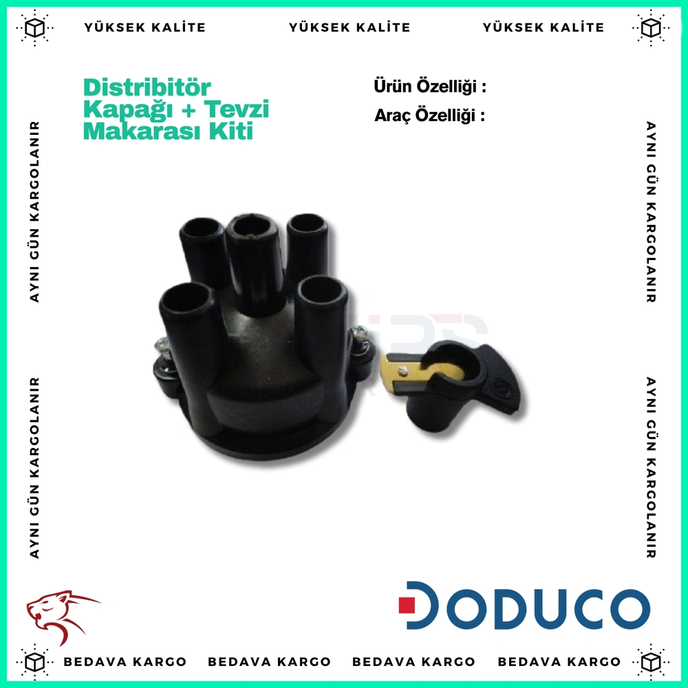 Distribitor Kapagi + Tevzi Makarasi Renault R9-R11 Express - 7701407310 - Yedek Parça