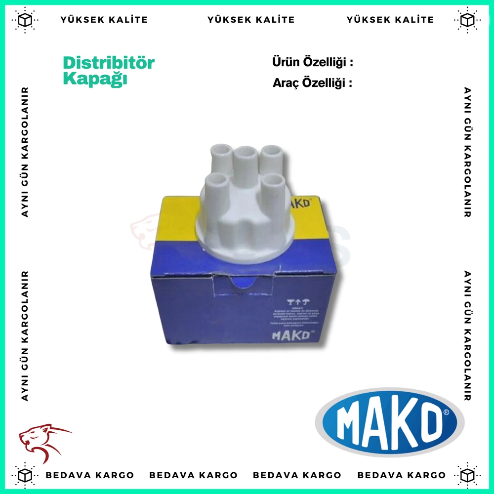 Distribitor Kapagi Renault R9 Spring Klipsli - MAKO 71021721 - Yedek Parça