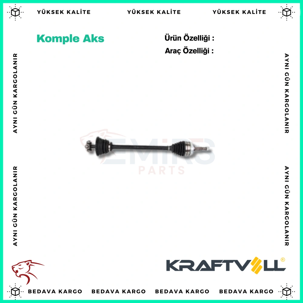 Komple Aks Sol On Absli Renault Laguna 1 1.8 2.0 - 7701349994 - Yedek Parça