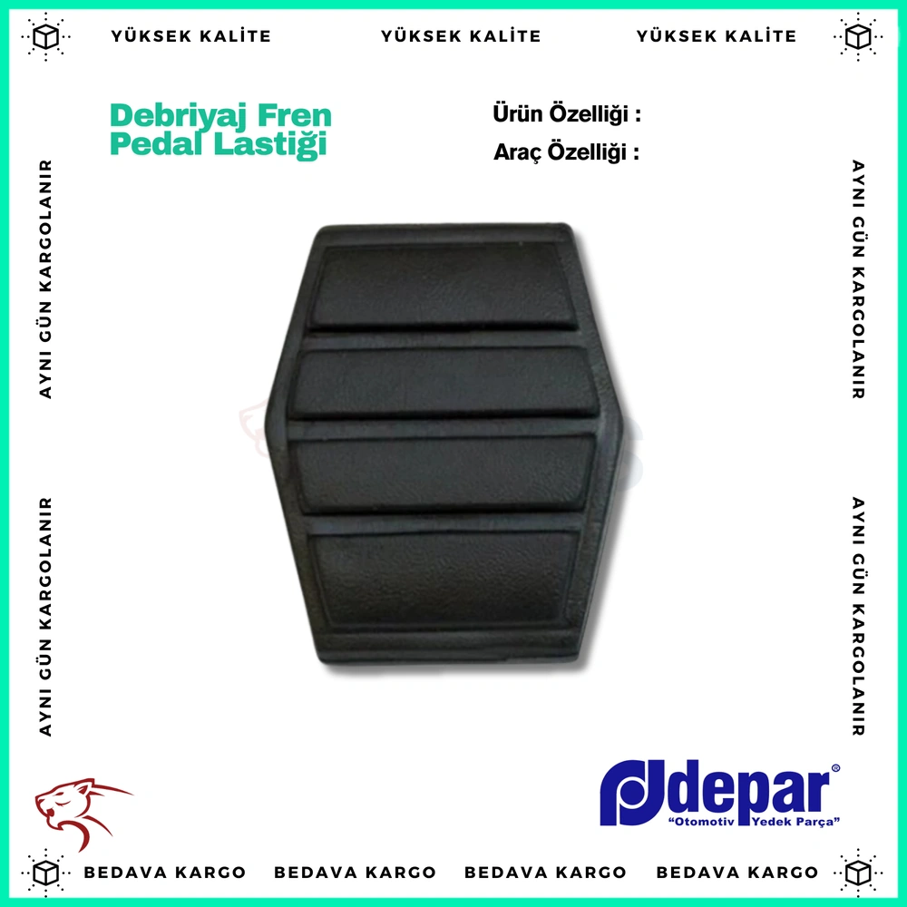 Debriyaj Fren Pedal Lastigi Renault R9-R11 R19 Clio 1 Express Twingo - 7702260801 - Yedek Parça