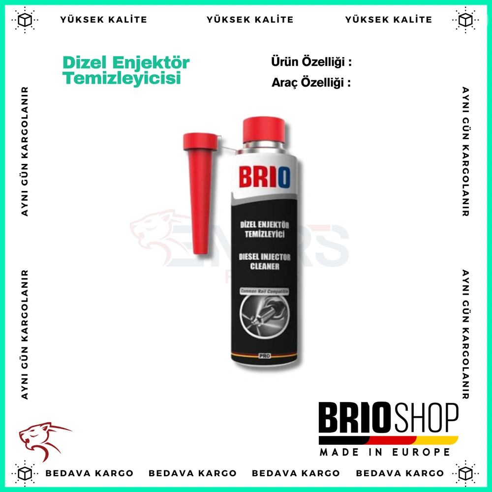 Dizel Enjektor Temizleyicisi 300ml - 0108 - Yedek Parça