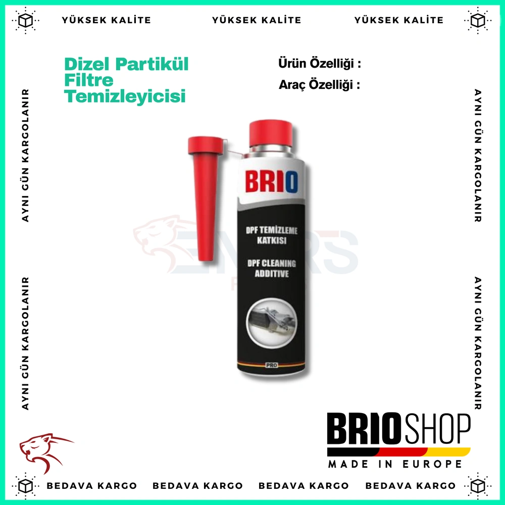 Dizel Partikul Filtre Temizleyici 300ml - 0108 - Yedek Parça
