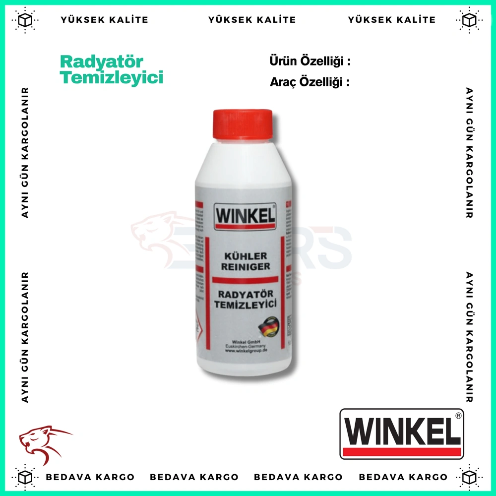 Winkel Radyator Temizleyici 250ml - W130 108 - Yedek Parça