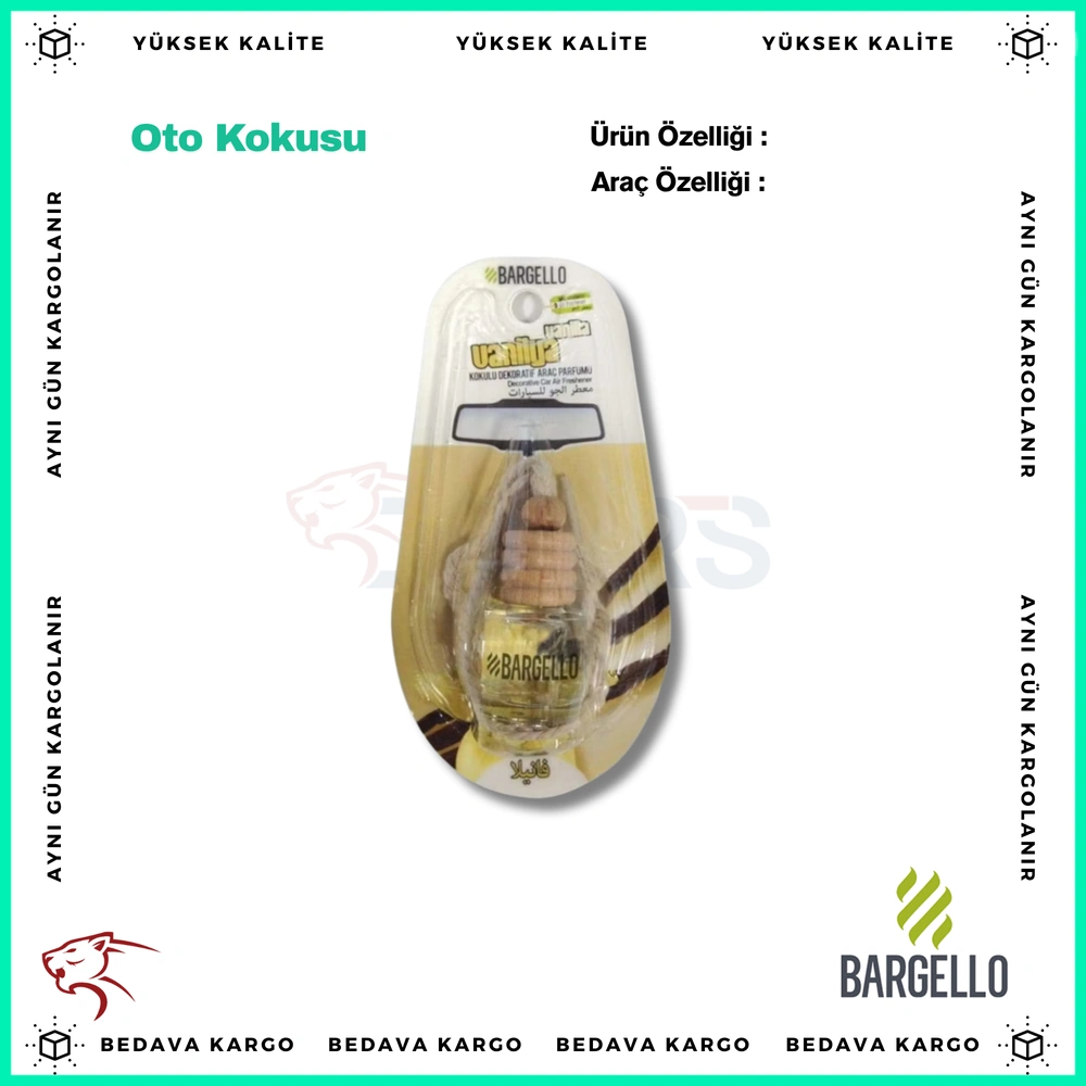 8ml Oto Kokusu Vanilya - 309531 - Yedek Parça