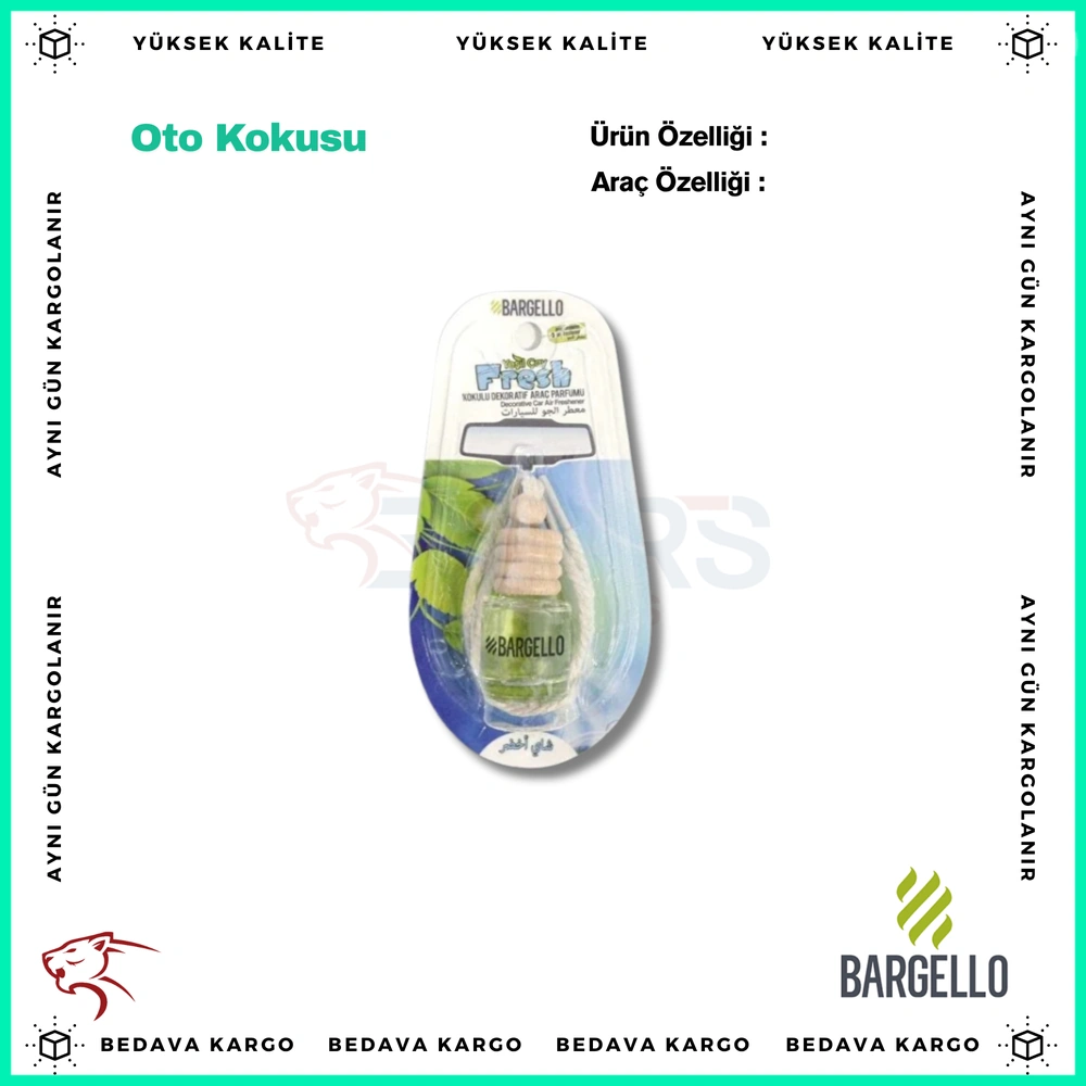8ml Oto Kokusu Yesil Cay Fresh - 309548 - Yedek Parça