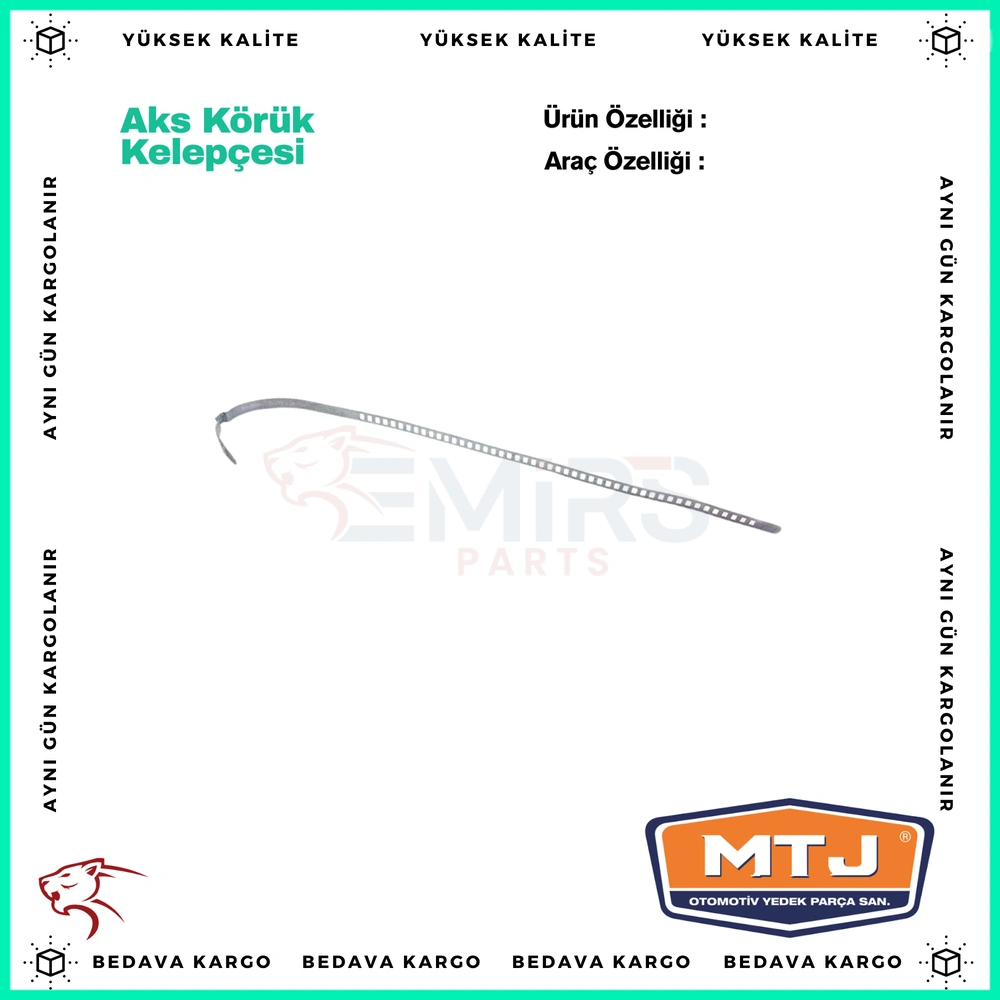 Aks Koruk Kelepcesi Orta 7mm - MTJ1313A - Yedek Parça